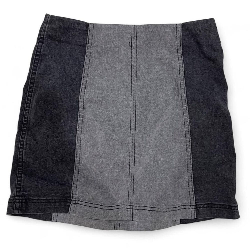Free-people Women's Black and Grey Skirt